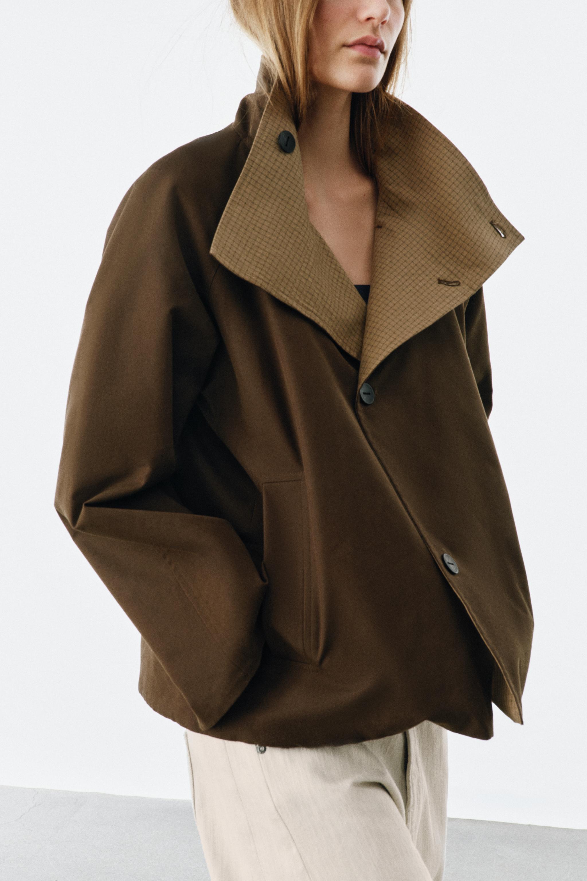 PLAID REVERSIBLE JACKET ZW COLLECTION